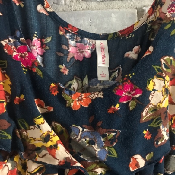 Large Mossimo ruffled tank dress - Picture 2 of 3